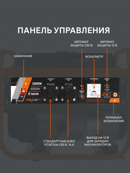 Бензиновый генератор PATRIOT GRS 1500