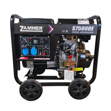Дизельный генератор Zammer S7500DE