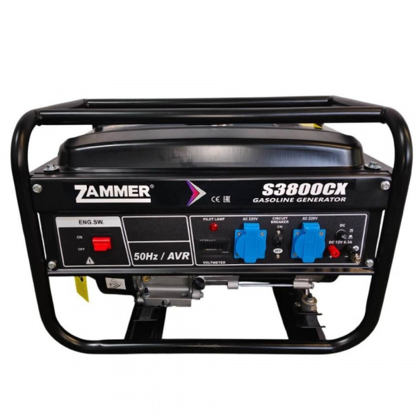 Бензиновый генератор Zammer S3800CX